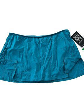 Coco Reef Slit Swim Skirt Bottom Moonstone Blue ( L )